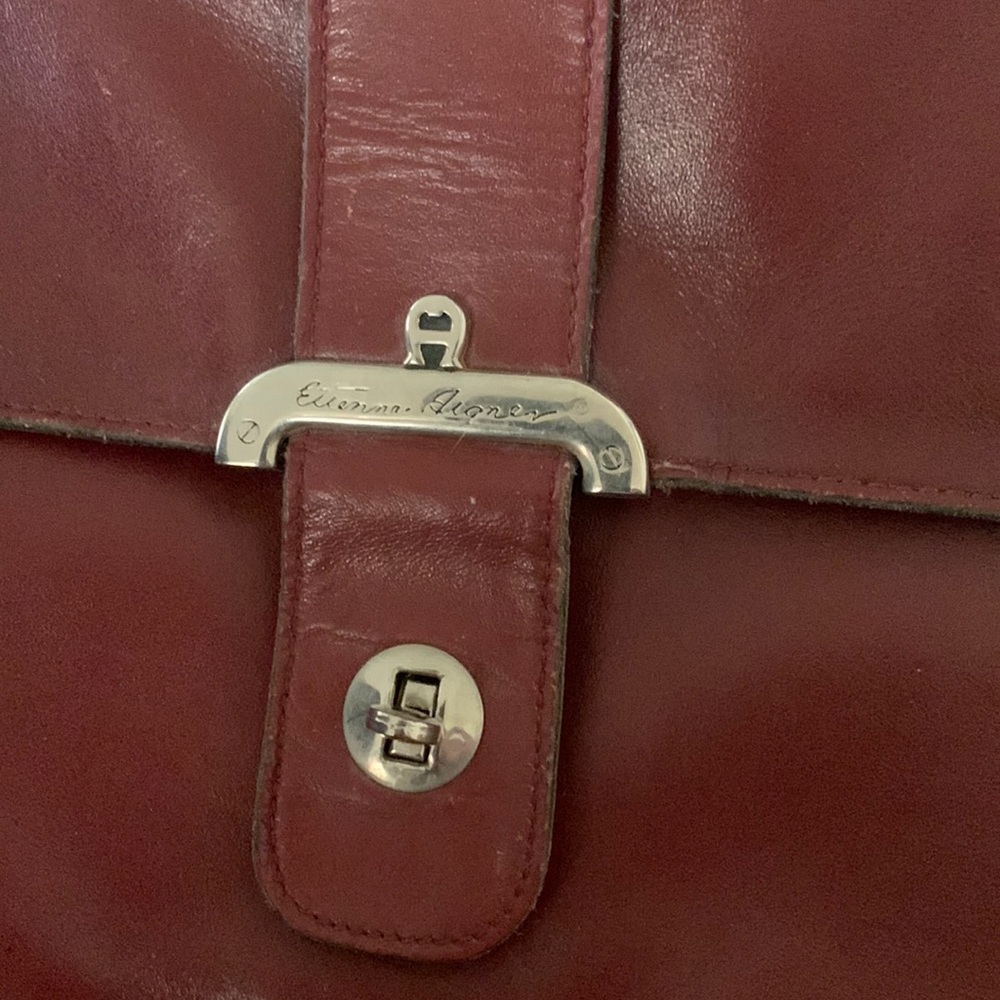 Aigner Shoulder Bag Vintage Hand Crafted